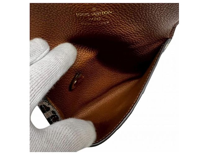 Monedero Louis Vuitton Monogram Empreinte Castaño - vista 5