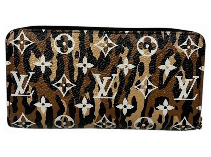Louis Vuitton Zippy Wallet Long Monogram Giant Toile Nero - vista 2