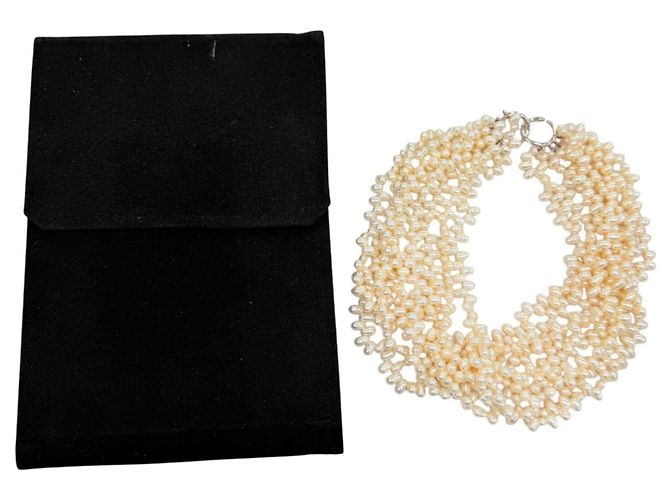 Collana di perle Torsade Paloma Picasso di Tiffany & Co. Argento Bianco - vista 2