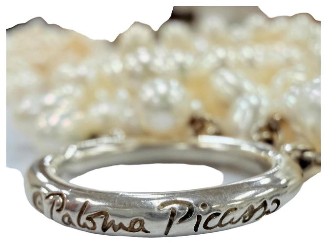 Collana di perle Torsade Paloma Picasso di Tiffany & Co. Argento Bianco - vista 7