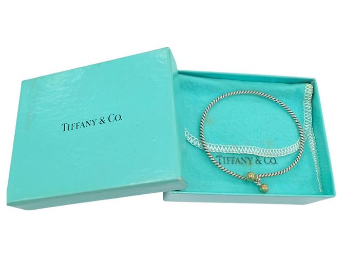 Tiffany & Co. Bracciale Rigido Double Eye Twist Argento D'oro - vista 2
