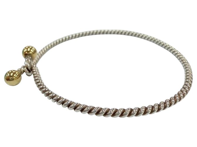 Tiffany & Co. Bracciale Rigido Double Eye Twist Argento D'oro - vista 3