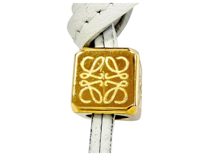 Charm per borsa Cubo Anagram Pecora in pelle di vitello e feltro Loewe Crudo - vista 5