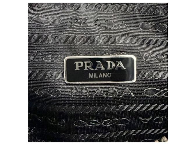 Borsa a tracolla Prada 1BH204 Re-Edition 2005 Re-Nylon con logo triangolare Nero - vista 14