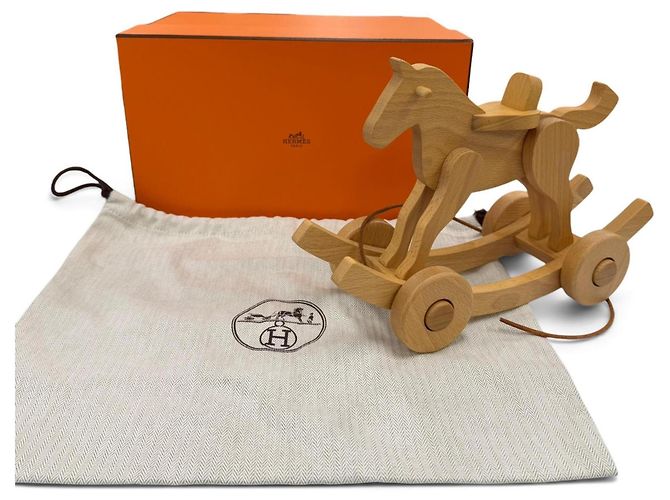 Hermès Borsa in pelle Hermes design cavallo a dondolo - vista 2