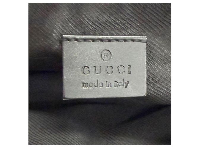 Borsa Gucci Vintage GG Canvas Leather Nero - vista 10