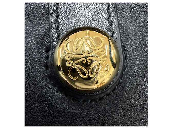 Borsa Loewe Madrid - Borsa a mano piccola in pelle morbida Nero - vista 10