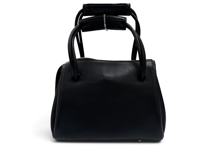 Borsa Loewe Madrid - Borsa a mano piccola in pelle morbida Nero - vista 4