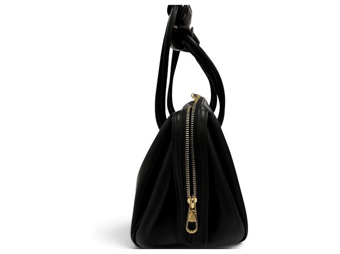 Borsa Loewe Madrid - Borsa a mano piccola in pelle morbida Nero - vista 5