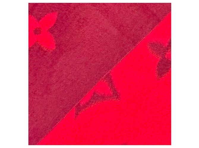 Stola in cashmere Louis Vuitton Rosso - vista 4