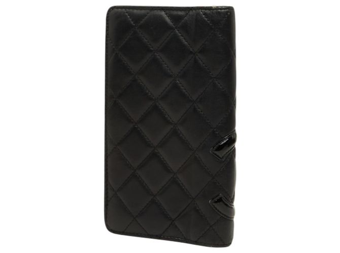 Portafoglio lungo Chanel Cambon Line in pelle nera Nero - vista 2