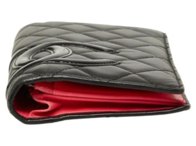 Portafoglio lungo Chanel Cambon Line in pelle nera Nero - vista 3