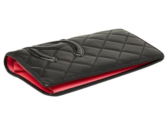 Portafoglio lungo Chanel Cambon Line in pelle nera Nero - vista 4
