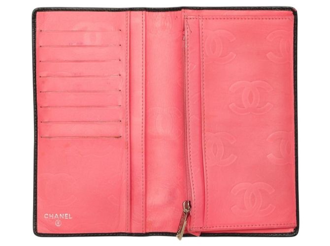 Portafoglio lungo Chanel Cambon Line in pelle nera Nero - vista 6