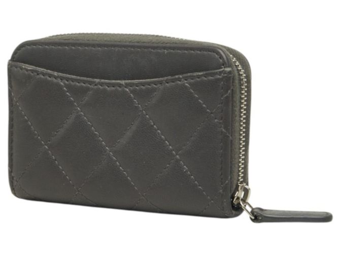 Monedero Chanel Matelassé Coco Mark Castaño - vista 2