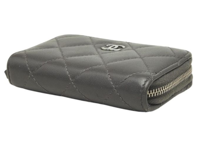 Monedero Chanel Matelassé Coco Mark Castaño - vista 4