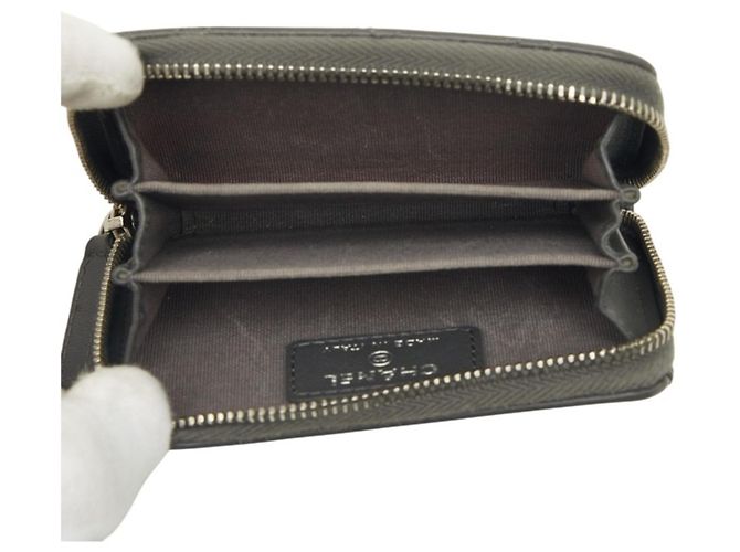 Monedero Chanel Matelassé Coco Mark Castaño - vista 6