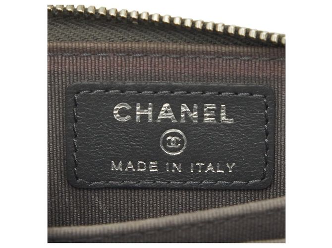 Monedero Chanel Matelassé Coco Mark Castaño - vista 7