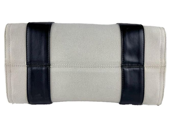 Borsa a mano e a tracolla Balenciaga in tela Nero Crudo - vista 4