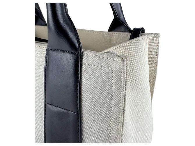 Borsa a mano e a tracolla Balenciaga in tela Nero Crudo - vista 5