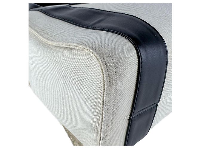 Borsa a mano e a tracolla Balenciaga in tela Nero Crudo - vista 8