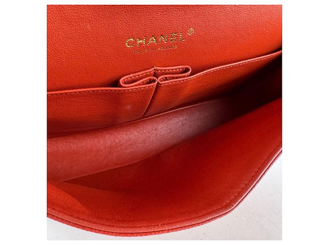 Borsa a tracolla Chanel Orange Red Rosso - vista 11