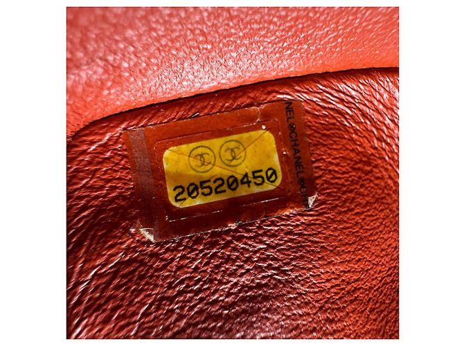 Borsa a tracolla Chanel Orange Red Rosso - vista 13