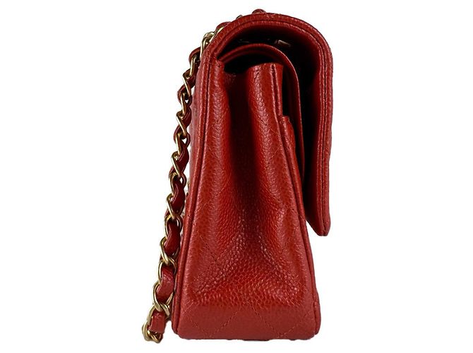 Borsa a tracolla Chanel Orange Red Rosso - vista 2