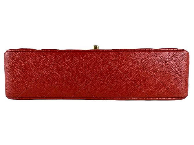 Borsa a tracolla Chanel Orange Red Rosso - vista 4
