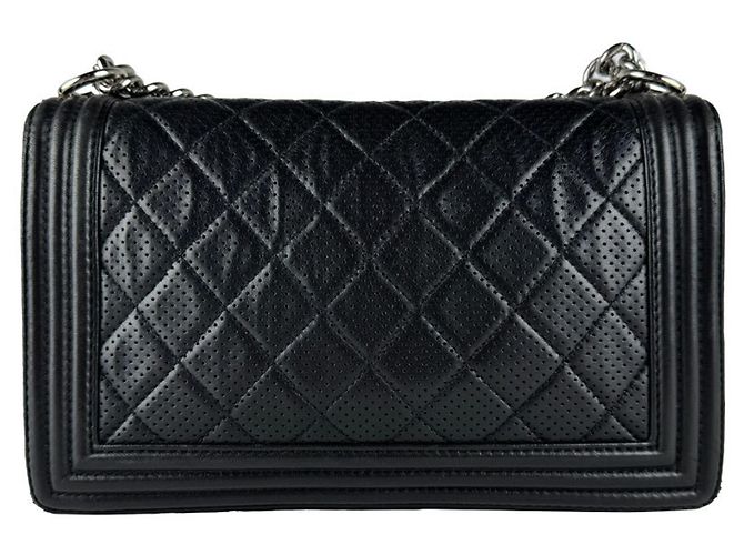 Borsa a tracolla Chanel Boy Nero - vista 3
