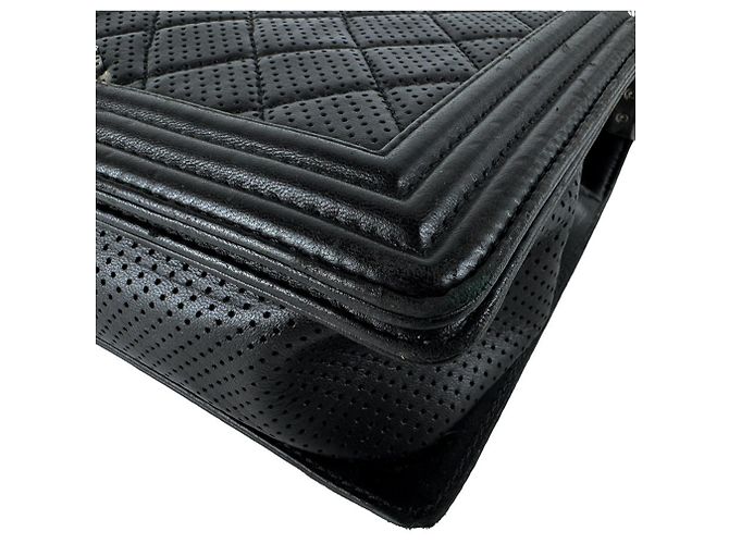 Borsa a tracolla Chanel Boy Nero - vista 8