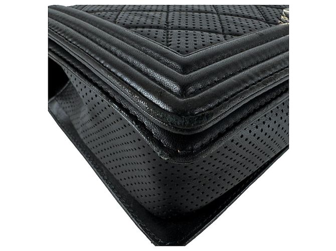 Borsa a tracolla Chanel Boy Nero - vista 9