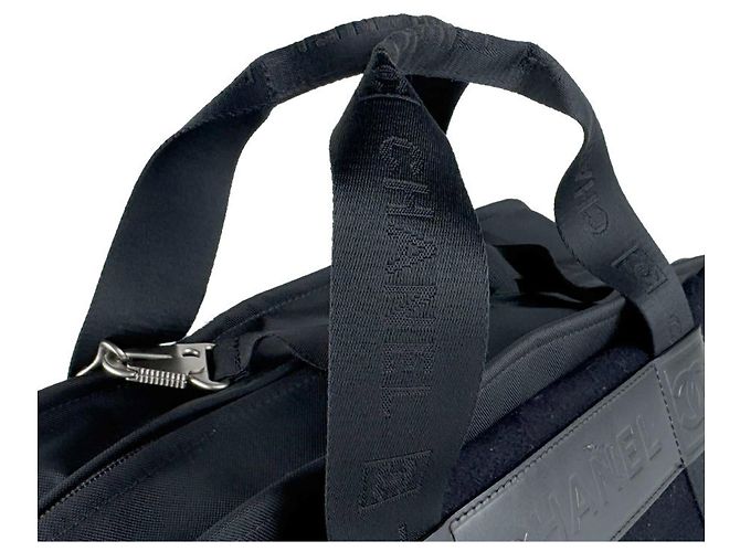 Borsa in tela nera Chanel Nero - vista 10
