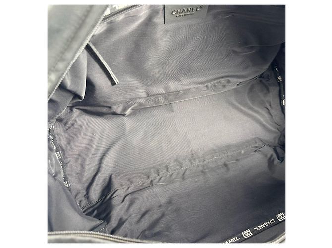 Borsa in tela nera Chanel Nero - vista 11