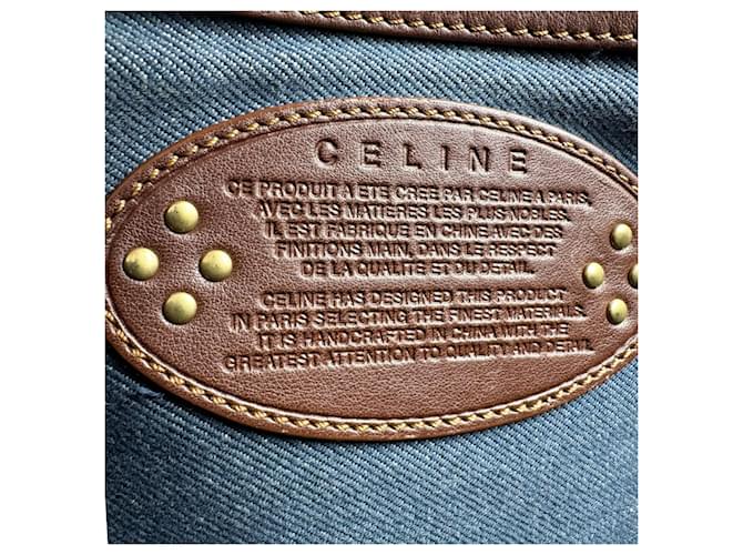 Céline Celine CELINE Paris Macadam Boogie Bag Marrone Blu - vista 11