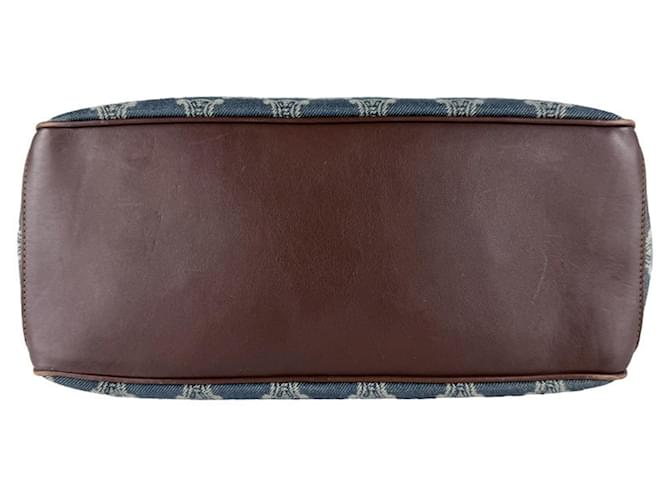 Céline Celine CELINE Paris Macadam Boogie Bag Marrone Blu - vista 4