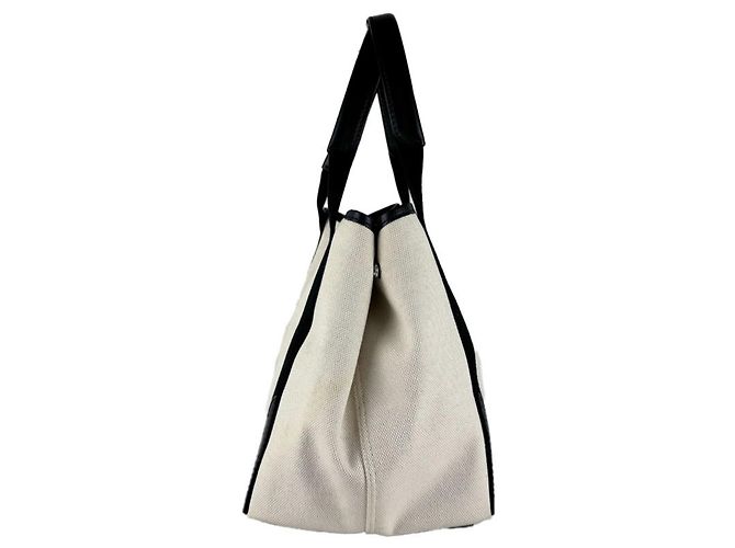 Borsa Balenciaga Cabas S Navy Nero Crudo - vista 2