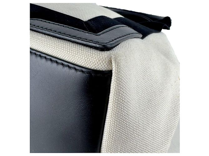 Borsa Balenciaga Cabas S Navy Nero Crudo - vista 7