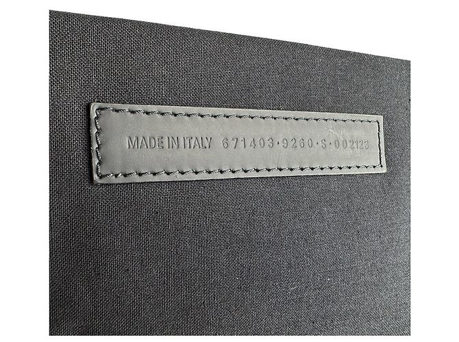 Borsa Balenciaga nera e avorio Nero Crudo - vista 14
