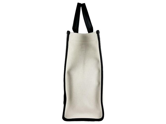 Borsa Balenciaga nera e avorio Nero Crudo - vista 2