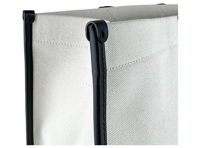 Borsa Balenciaga nera e avorio Nero Crudo - vista 6