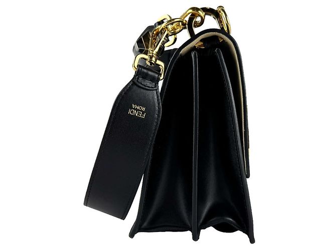 Borsa a mano Fendi in pelle nera Nero - vista 2