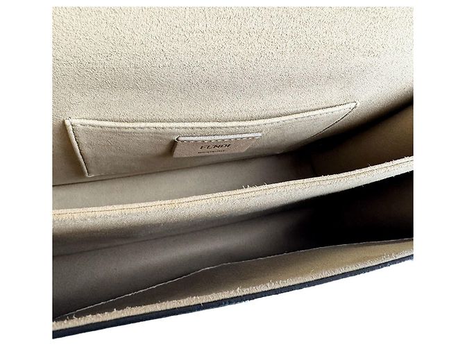 Borsa a mano Fendi in pelle nera Nero - vista 5