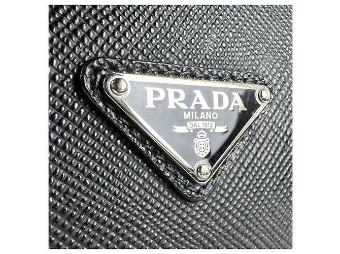 Zaino Prada in pelle nera Nero - vista 10