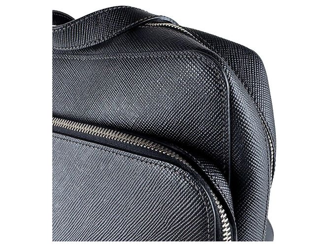 Zaino Prada in pelle nera Nero - vista 5