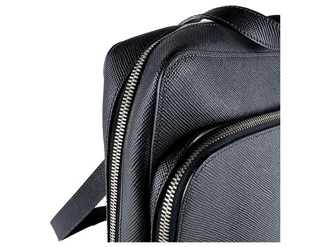 Zaino Prada in pelle nera Nero - vista 6