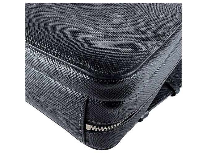 Zaino Prada in pelle nera Nero - vista 7