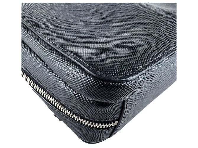 Zaino Prada in pelle nera Nero - vista 8