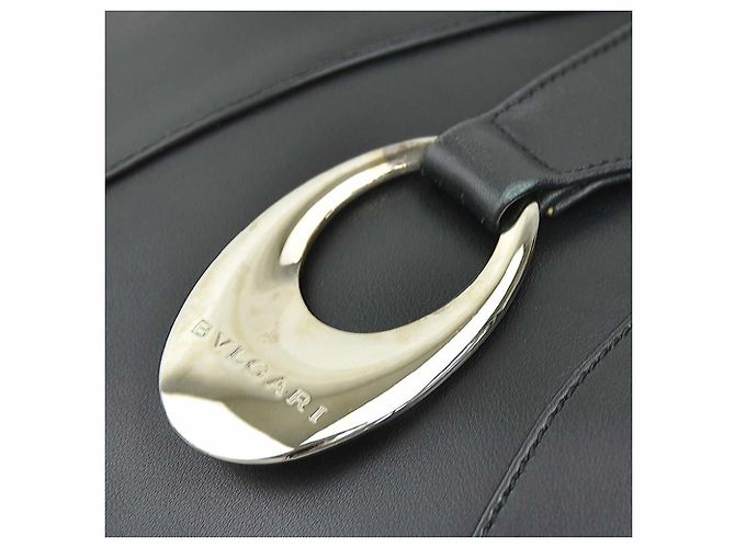 Bulgari Borsa a tracolla Bvlgari in pelle nera Nero - vista 13