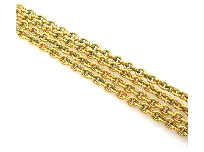 Collana Essential V Metal Louis Vuitton D'oro - vista 6